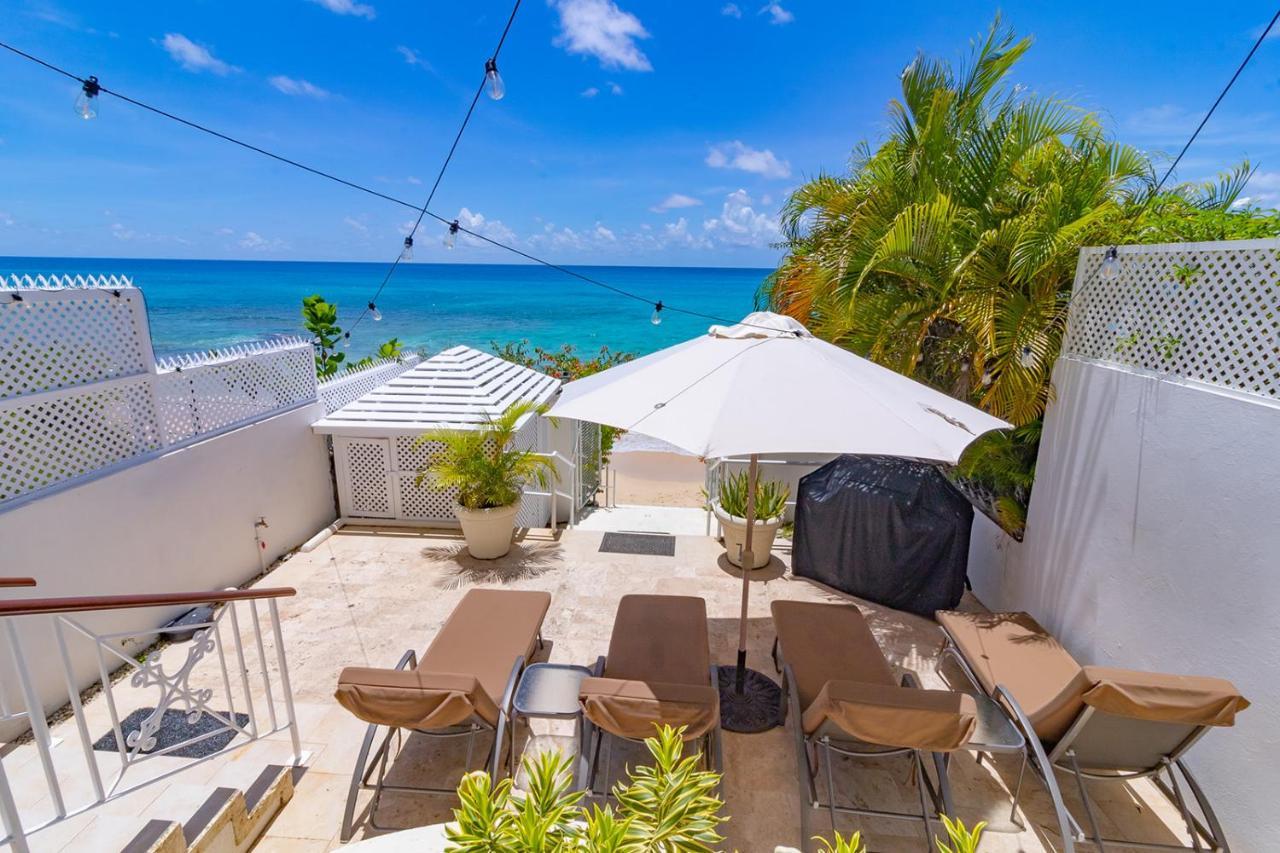 Bianca Bay 3 Bedroom West Coast Beach Front Villa Saint James Eksteriør bilde
